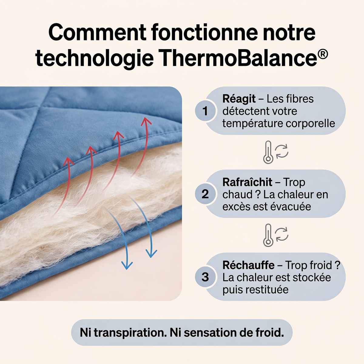 Couette EasySleep 2 en 1 qui élimine le besoin de draps