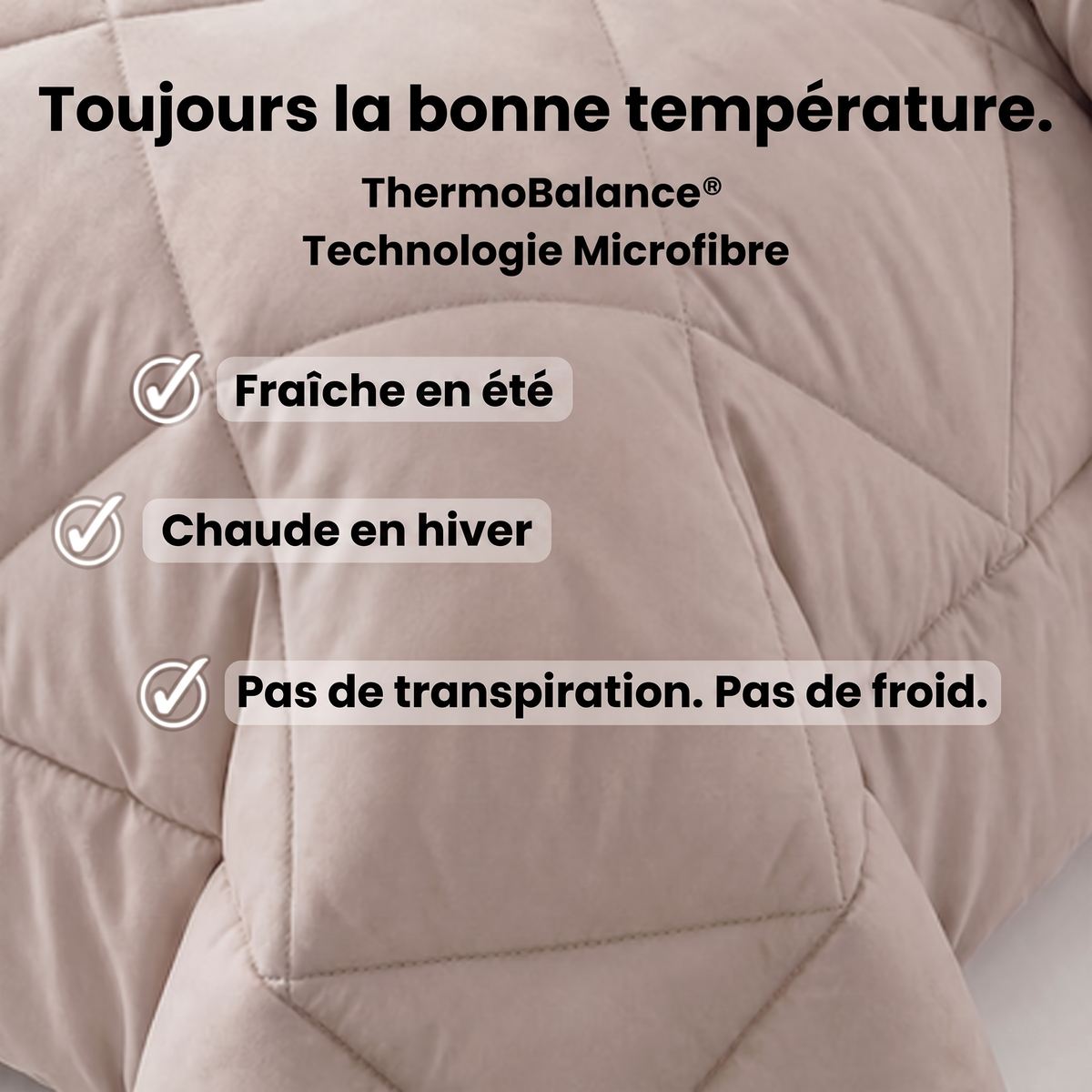 Couette EasySleep 2 en 1 qui élimine le besoin de draps